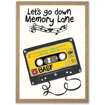 Mouse and Pen - Let's Go Down Memory Lane A4